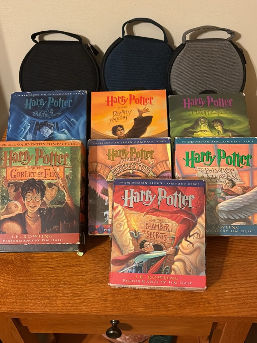 Harry Potter Audiobook CD Set books 1-7 narrated by Jim Dale